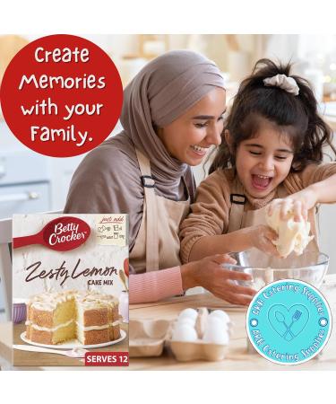 Zesty Lemon Betty Crocker Cake Mix 425g - Buy Online on GoSupps.com