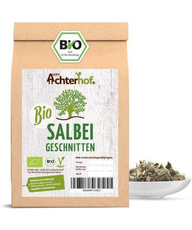 Organic sage 1000g | dried and cut sage leaves | natural organic quality | sage tea | from Achterhof 1 kg (1 pack) - Buy Online on GoSupps.com
