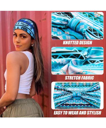 Yeshan African Headbands for Women - Wide Boho Headwraps Pack of 8 - Non Slip Turban for Hair - Perfect for Sports, Yoga, and Workouts - Buy Online on GoSupps.com