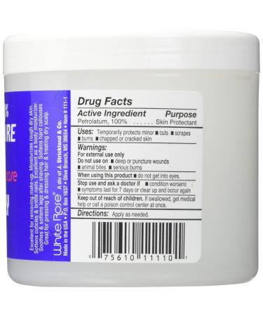 White Rose Petroleum Jelly 12oz - Moisturizing Skin Protectant (B008UWUGAE) - Buy Online on GoSupps.com