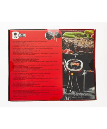 Weber Igrill 2 - Intelligent Bluetooth Meat Thermometer | 4 Connections Smartphone App Control Magnetic Holder | Best Grill Thermometer (7221) - Buy Online on GoSupps.com