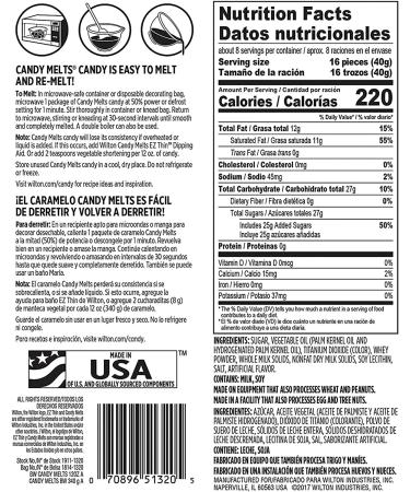 Wilton Candy Melts Bright White (2 Pack) - Perfect for Baking and Decorating - Buy Online on GoSupps.com