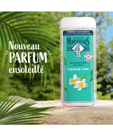 Le Petit Marseillais Extra Gentle Shower & Bath Gel Tiare Flower 650ml - Buy Online on GoSupps.com