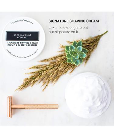 New Men's Shaving Cream - Signature Scent Formula | Soft Smooth & Silky Lather for the Ultimate Shave - Buy Online on GoSupps.com