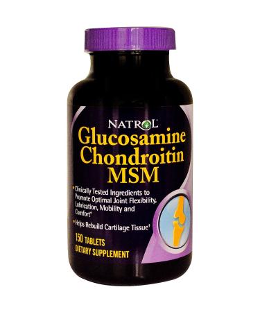 Natrol Glucosamine Chondroitin & MSM 150 Tablets