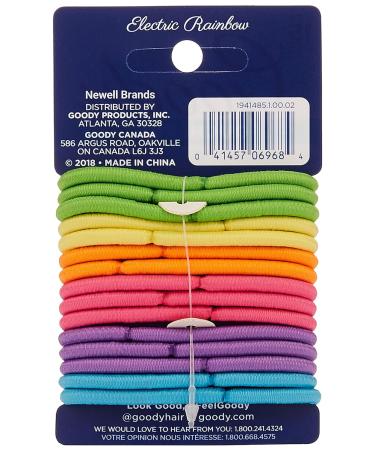 GOODY Women's Ouchless Neon Elastics - 15 Count - Buy Online on GoSupps.com