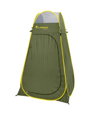 Green Elephant Camping Shower Tent - Portable Changing Tent, pop up Shower Tent for Camping, Outdoor Bathroom Tent, Camp Shower Tent, pop up Privacy Tent for Portable Toilet, Portable Dressing Room