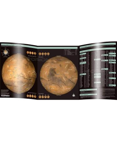 Orion 51924 Mars Map and Observing Guide - Black | Explore the Red Planet - Buy Online on GoSupps.com