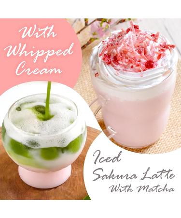 Sakura Latte powder Japanese Cherry Blossom Drinks Sweetened 3.5oz(100g) YAMASAN  - Buy Online on GoSupps.com