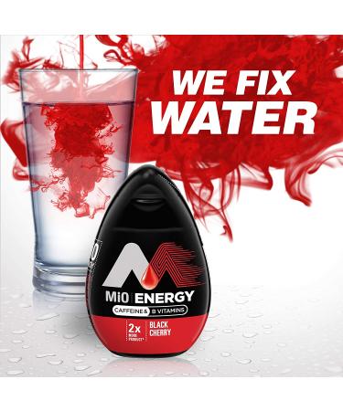 MiO Energy Black Cherry Liquid Water Enhancer 3.24 fl oz - Pack of 1 - Buy Online on GoSupps.com