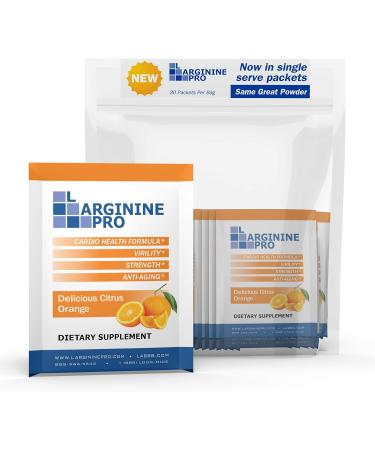 L-ARGININE PRO 2-Pack Orange Jar and 30 Single Serve Packs Great Tasting! | Blood Flow | Pre-Workout Drink | with Vitamins C B6 B12 K & More - Buy Online on GoSupps.com