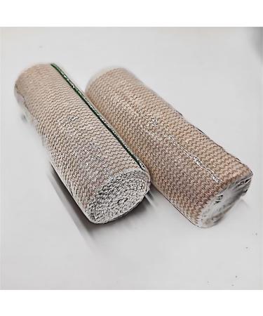 2 Rolls 6-Inch Elastic Bandage Wrap with Self Closing Elastic Stretch Bandage for Ankle Wrap Elbow Wrap Leg Wrap Knee Wrap Compression Bandage