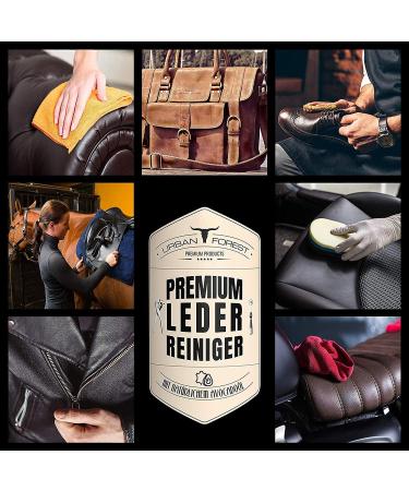Premium Leather Care Savings Set | Leather Oil & Cleaner with Beeswax & Avocado Oil | Professional Quality by Urban Forest - Buy Online on GoSupps.com