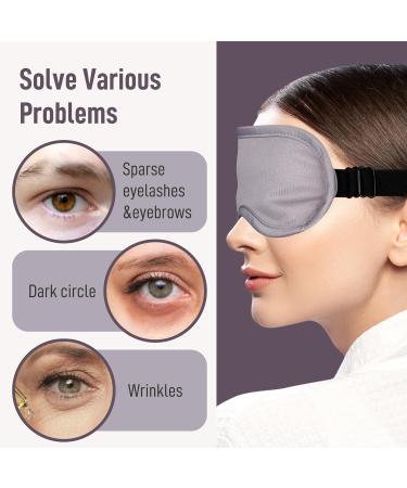 Organic Castor Oil Pack for Eyes Reusable Wrap Kit for Sparse Eyelashes Eyebrows Wrinkles & Dark Circles | International Shipping - Buy Online on GoSupps.com