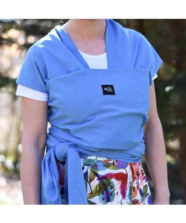 Baby Wrap Carrier Soft  Stretchy  Cotton Baby Wrap  Baby Sling  Nursing Cover Up for use with Newborn-Toddler: Evenly distributes Weight for More Comfortable Carrying (Medium Blue) - Buy Online on GoSupps.com
