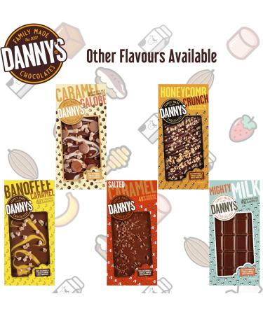 Danny's Chocolates Orange Swirl - 3 x 80g Multipack Chocolate Bars - Pack of 1 - Buy Online on GoSupps.com