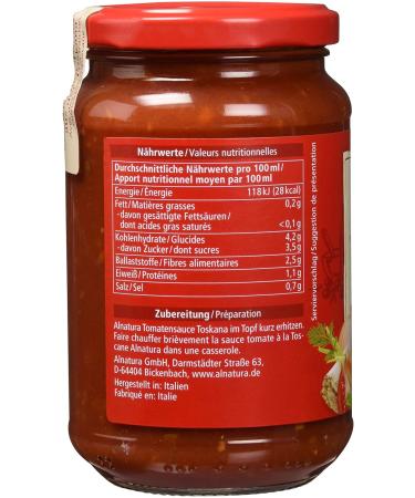 Alnatura Organic Tomato Sauce Toscana, 325 ml - Buy Online on GoSupps.com