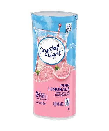 Crystal Light Pink Lemonade Powdered Drink Mix - 6 Count Packets | Sugar-Free & Naturally Flavored - Buy Online on GoSupps.com