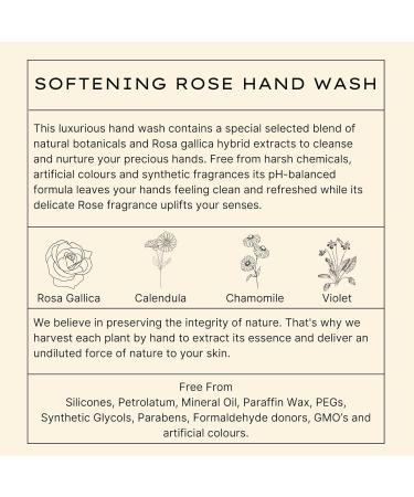Jurlique Rose Hand Wash - Nourishing Natural Cleanser for Soft Hands | International Shipping Available - Buy Online on GoSupps.com