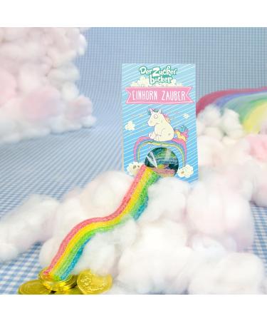 Unicorn Magic Rainbow Bands - 60g Fruit Gum Treat | Sweet Souvenir for All Ages | Buy Internationally - Buy Online on GoSupps.com
