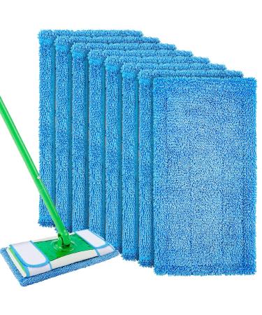 Replaceable Floor Mop Pad Compatible with Swiffer Sweeper Mops Reusable Durable Microfiber mop pad, Hand Washable Machine wash pad (8)
