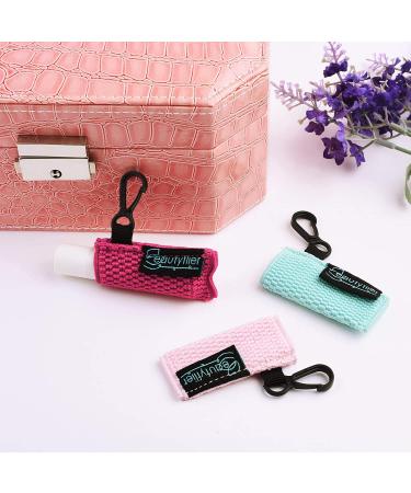 Beautyflier Chapstick Holder in Bulk - Lip Balm Sleeve Pouch for Burts Bees Chapstick & Lip Gloss Tube - Compatible with Olbas Inhaler - Assorted Colors Available - Buy Online on GoSupps.com