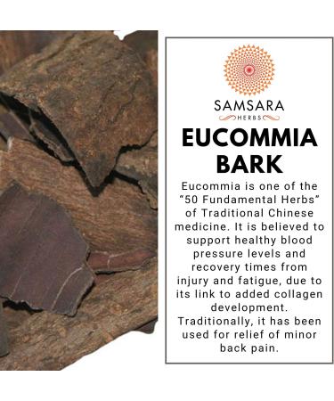 Samsara Herbs Eucommia Extract Powder - 20:1 Concentrated Extract (4oz/114g) - Buy Online on GoSupps.com