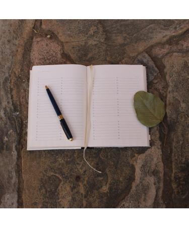 DeKulture Handmade Pyramid of Giza Artwork Eco-Friendly Task Planner Acid Free Paper Genuine Leather Spine Ideal Daily Diary for Personal & Office Use - Best Gift For Men Women 125 GSM 176 Pages - Buy Online on GoSupps.com