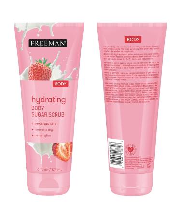 Freeman Sugar Body Scrub Set - Strawberry Milk, Green Tea & Coffee Scrubs | Hydrating Exfoliation for Deep-Cleansing Skincare | Removes Dirt, Oil & Impurities | Self-Tan Prep | 3 Count - Buy Online on GoSupps.com