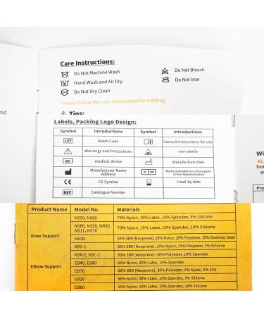 Cambivo Knee Brace for Men & Women - 2 Pack Compression Knee Support with Stabilizers & Gel Pad - Ideal for Arthritis Pain Relief Running Volleyball - Black/Yellow - Buy Online on GoSupps.com