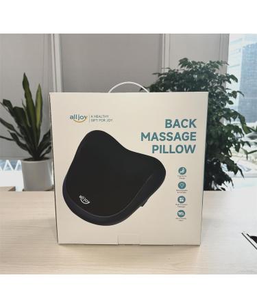 AllJOy Wireless Neck & Back Massage Device with Heat - Shiatsu 3D-Rotating Massage Pillows - Perfect Gift in Blue - Buy Online on GoSupps.com