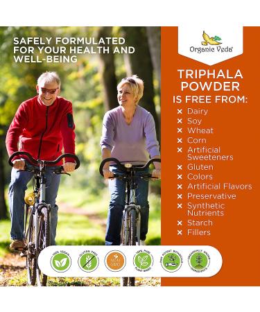 Organic Veda Pure Triphala Powder 16 oz - Gut Health & Immune Support - Buy Online on GoSupps.com