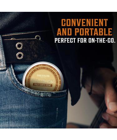 Viking Revolution - Cologne - Solid Cologne for Men - Men Solid Perfume - Gifts for Men - Palo Santo - 1 Pack - 56 g Palo Santo 56 g (Pack of 1) - Buy Online on GoSupps.com
