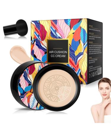 Mushroom Head Air Cushion Cc Cream Air Cushion Cc Cream Mushroom Head Air Cushion Cc Cream Foundation Long-Lasting Matte Waterproof Moisturizing Concealer Beauty for All Skin Types(Brighten)