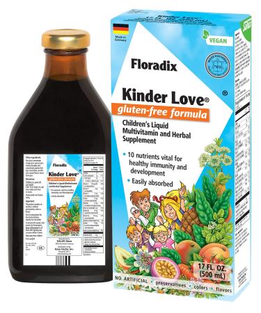 Floradix Kinder Love Vegan Children s Liquid Multivitamin for Healthy Development 17 Oz 17 Fl Oz (Pack of 1)