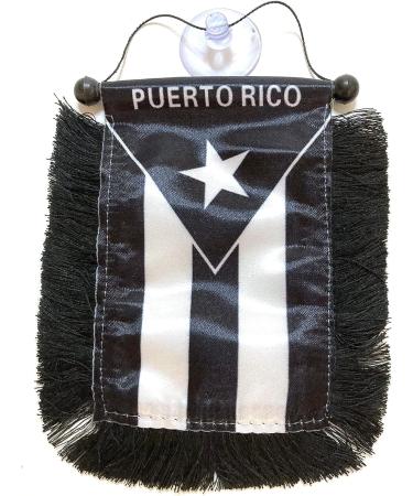 Puerto Rico Car Flag Decals - Mini Banner Accessories for Homes, Boricua Pride - Perfect Window or Car Decoration for Men and Women - Buy Online on GoSupps.com