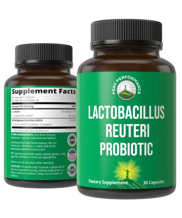 Lactobacillus Reuteri 50 Billion CFU Probiotics with Clinically Studied PreticX XOS Prebiotic. L Reuteri Probiotic Capsules Supplement for Gut Health and Digestive Support. For Both Women & Men