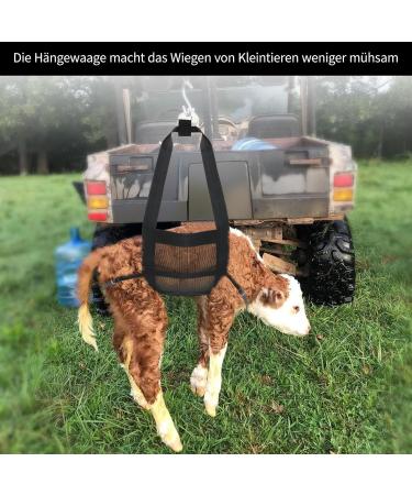 Buy Pertypet Calf Sling Weighing Scale for Dogs & Livestock - Adjustable Belt & Reinforced Velcro for Goats Lambs Alpacas - Buy Online on GoSupps.com