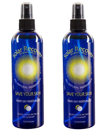 Solar Recover - After Sun Moisturizing Spray 2 Pack - (24 Ounces) - Hydrating Facial and Body Mist - 4920 Sprays of Sunburn Relief With Vitamin E and Calendula