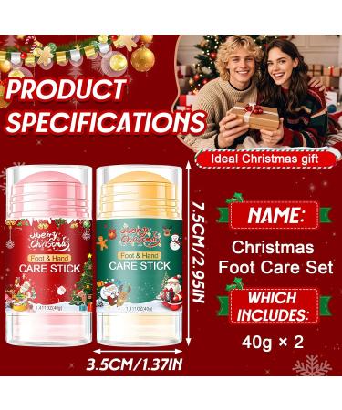  WEILAOK Cracked Dry Feet Cream Stick Christmas Cracked Heel Cream Heel Cream for Cracked Heels Moisturizing and Nourishing Treatment Christmas Gifts for Family and Friends 40g 2 - Buy Online on GoSupps.com