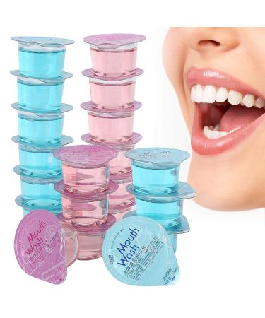 20pcs Portable Rose Mint Mouthwash - Freshens Breath, Prevents Cavities & Strengthens Enamel - Fresh Mint Flavor - Buy Online on GoSupps.com