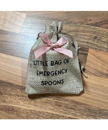 Little Bag of Emergency Spoons Empowering Tools for Emotional Health Management - Ultimate Self-Care Toolkit for Health Challenges Spoons Gift | Stay Strong | Spoon Theory (1PC) - Buy Online on GoSupps.com