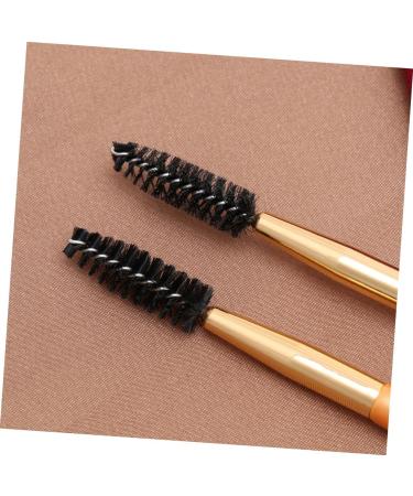 FOMIYES 3pcs Professional Eyebrow Brush Eyelash Comb Eyebrow Brush Angled Makeup Brush Eyelash Brush Golden - Buy Online on GoSupps.com
