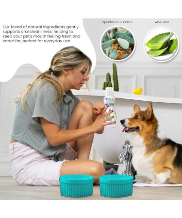 Petdentist Natural Mint GUM & FRESH Dental Water Additive Mouthwash- Oral Dental Care for Dogs & Cats Easy Plaque Off Teeth Cleaning Fresh Breath and Gum Health 500ml Bottle with Measure cap - Buy Online on GoSupps.com