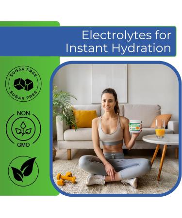 Strolyte Ez Keto Electrolytes Powder - Sugar Free Daily Hydration Powder Boost Energy & Muscle Recovery - Refreshing Tangerine Electrolyte Powder with All Essential Electrolytes & Trace Minerals - Buy Online on GoSupps.com