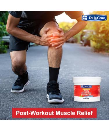 De La Cruz Cream - Maximum Strength Muscle and Joint Camphor Ointment to Reduce Pain 11% (5.5 oz) 5.5 Ounce (Pack of 1) - Buy Online on GoSupps.com