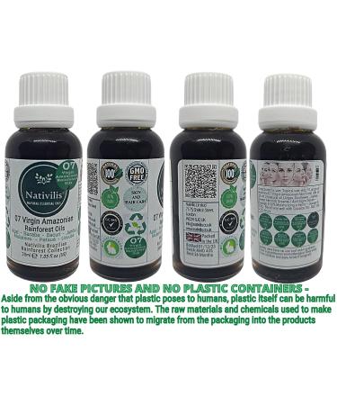 Nativilis 07 Virgin Amazonian Rainforest Oils | Anti-Aging Facial Oils with Acai Bacaba Bacuri & More - Perfect Skincare Solution - Buy Online on GoSupps.com