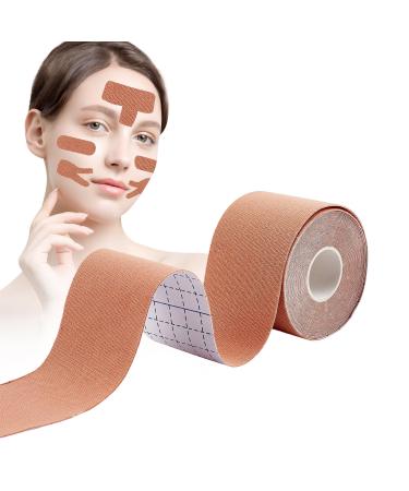 NICENEEDED 2 in 1 Face Lift Tape Forehead Wrinkle Patch Neck Lift Tape Facial Lifting Stickers Multifunctional High Elasticity Face Lifting Tape to Lift Saggy Skin Hide Facial Wrinkles Double Chin
