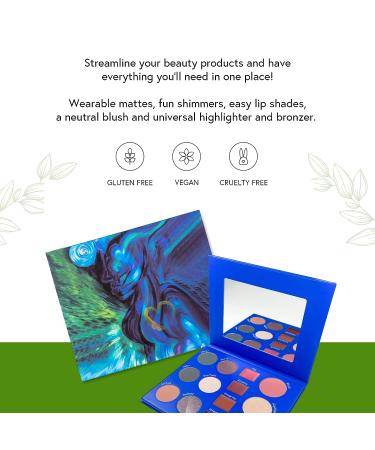 Honeybee Gardens 'Resilience' All In One Makeup Palette - Vegan, Gluten Free, Cruelty Free - Buy Online on GoSupps.com