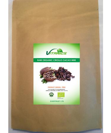 Vitanics Criollo Organic Raw Cocoa Feathers (1 kg)